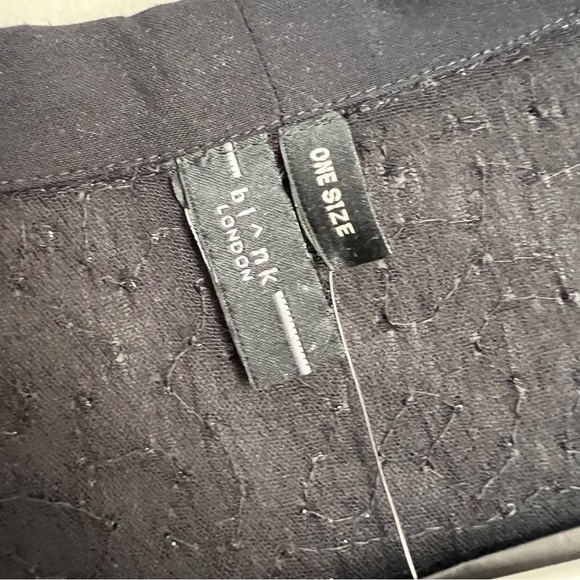 Bl^nk London Beaded Open Front Duster Cardi New Black Anthropologie one size - Picture 7 of 8